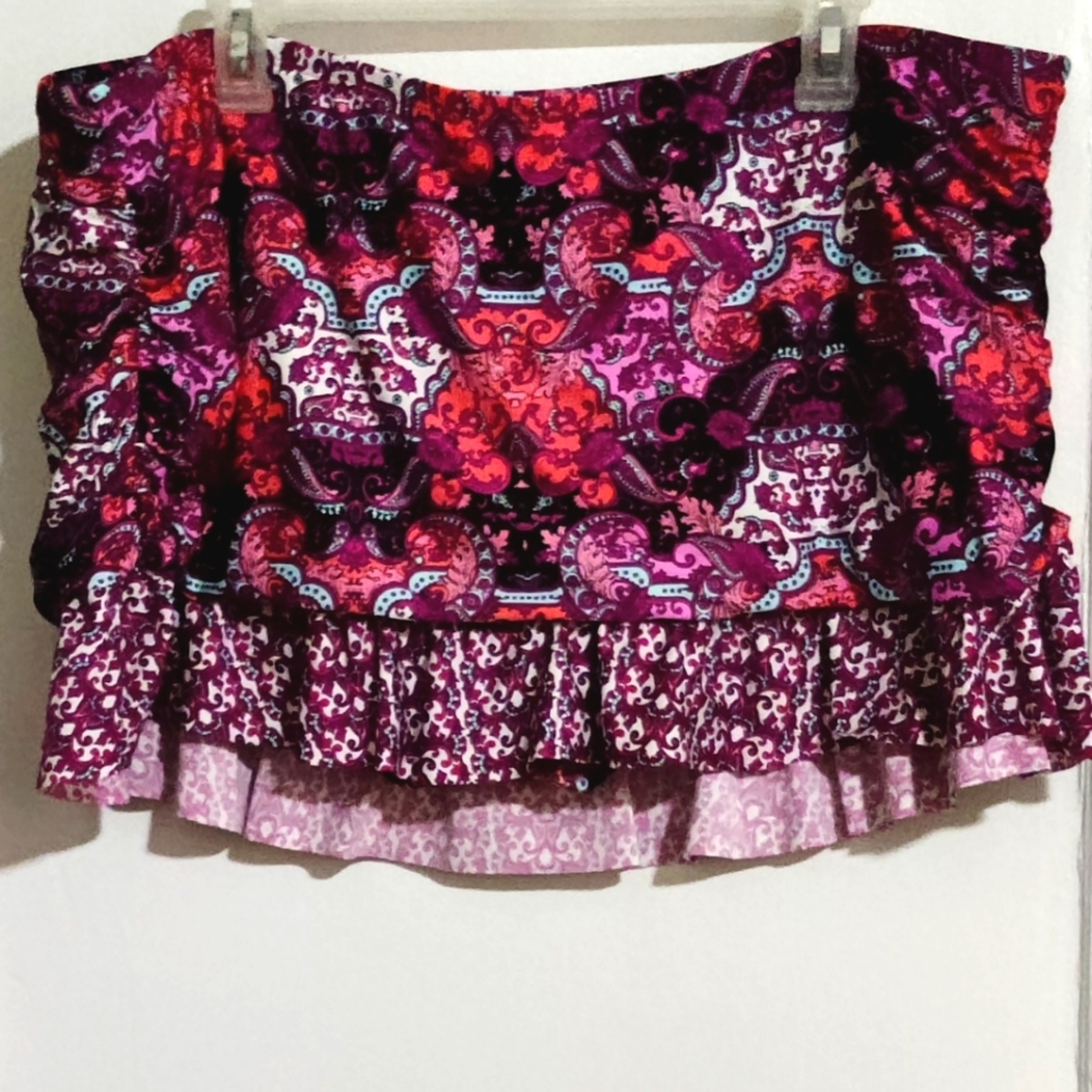 Kenneth Cole Reaction swim suit skirt bottom XL